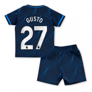 Chelsea Malo Gusto #27 Replika Babytøj Udebanesæt Børn 2023-24 Kortærmet (+ Korte bukser)